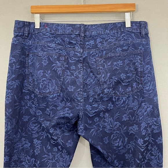Talbots Blue Floral Heritage Denim Jeans - Picture 6 of 14